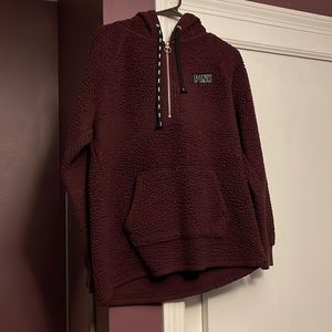 Pink Sherpa hoodie